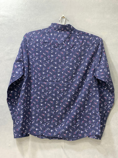 Banana Republic Blue Cotton Shirt For Men