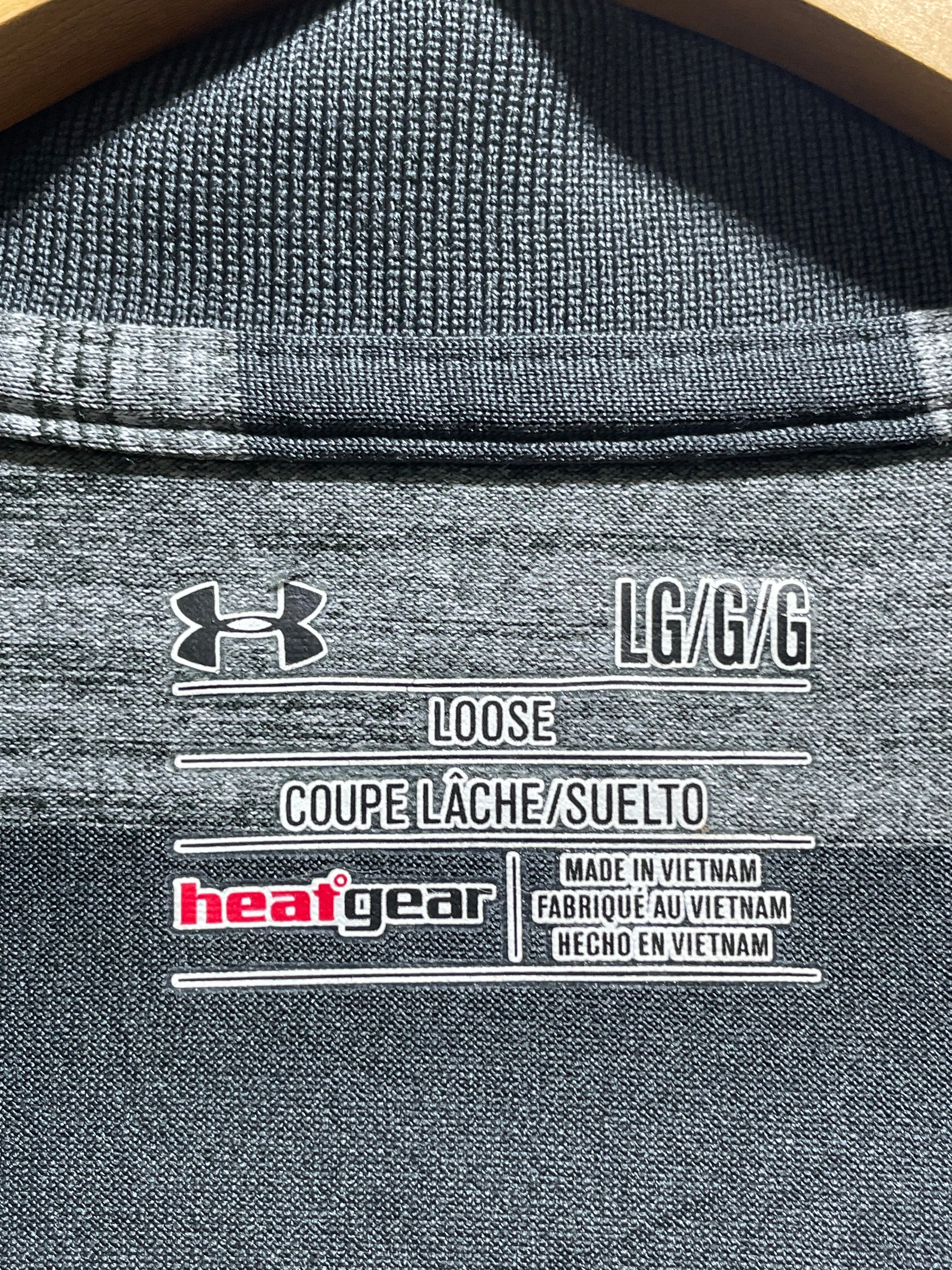 Under Armour Gray Polo T Shirt For Men Large | Preloved Labels