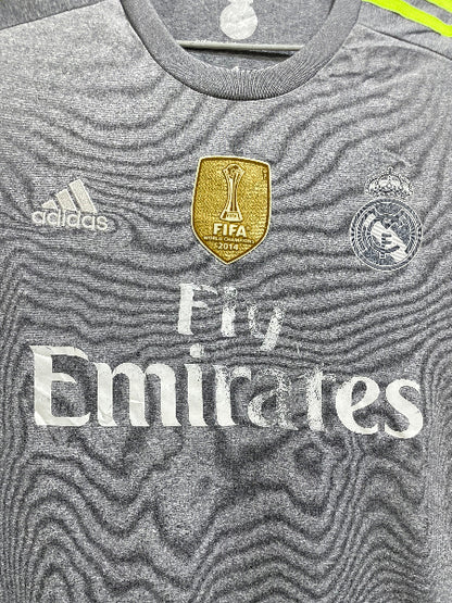 Adidas Real Madrid Fly Emirates Gray Sports For Men T Shirt X Large