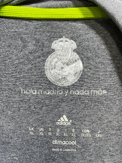 Adidas Real Madrid Fly Emirates Gray Sports For Men T Shirt X Large