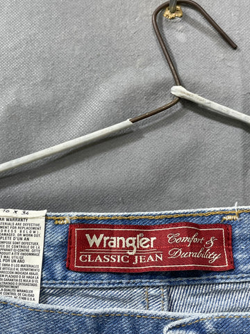 Wrangler Blue Denim Jeans For Men L