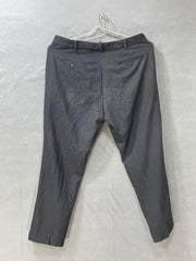Izod Gray Polyester Dress Pant For Men M