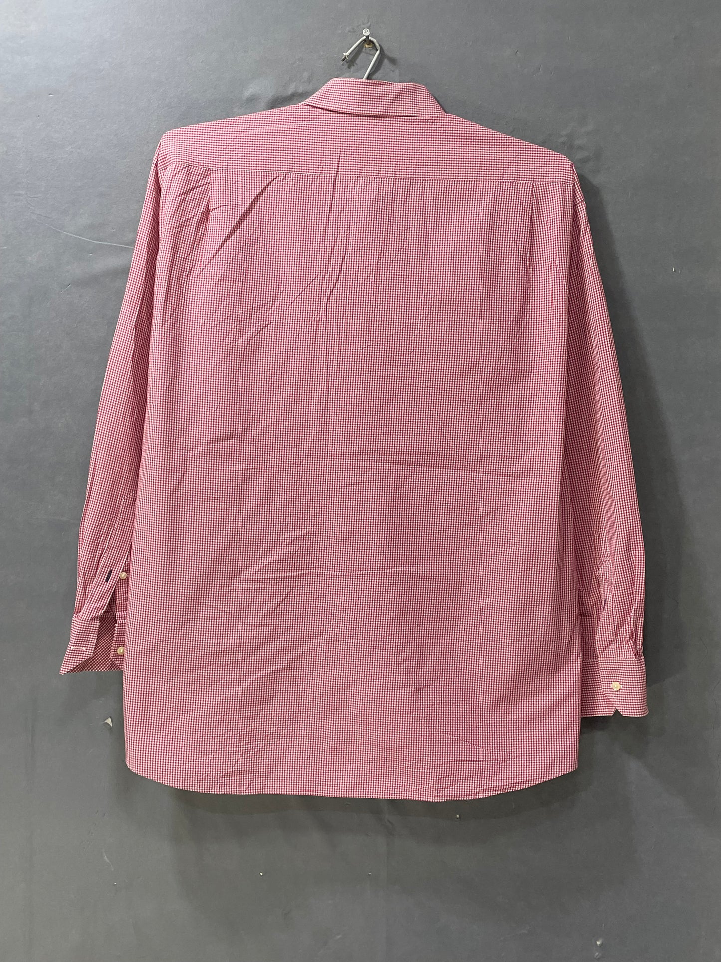 Tommy Hilfiger Red Cotton Shirt For Men XXL