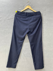 Calvin Klein Blue Polyester Dress Pant For Men M