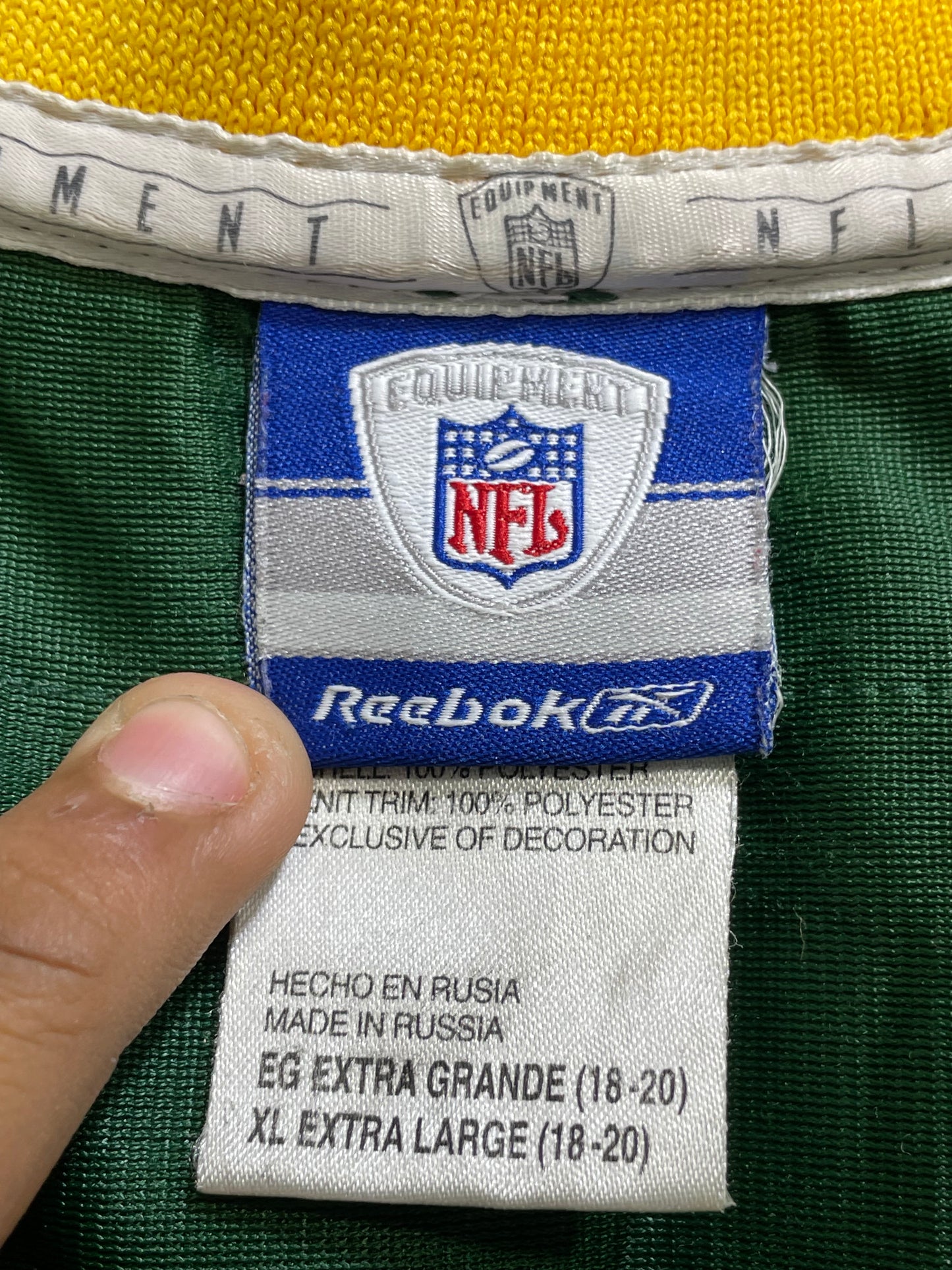 Reebok NFL Green Sports For Men T Shirt Medium