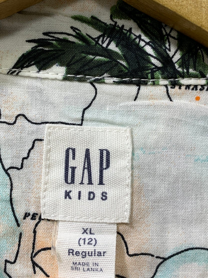 Gap White Cotton Shirt For Men