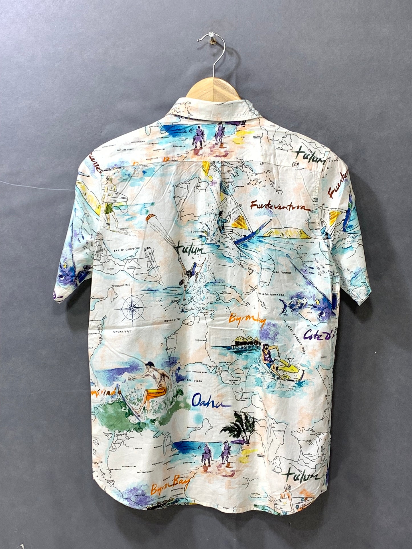 Gap White Cotton Shirt For Men