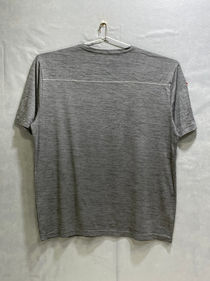 Reebok Gray Sports For Men T Shirt X Large
