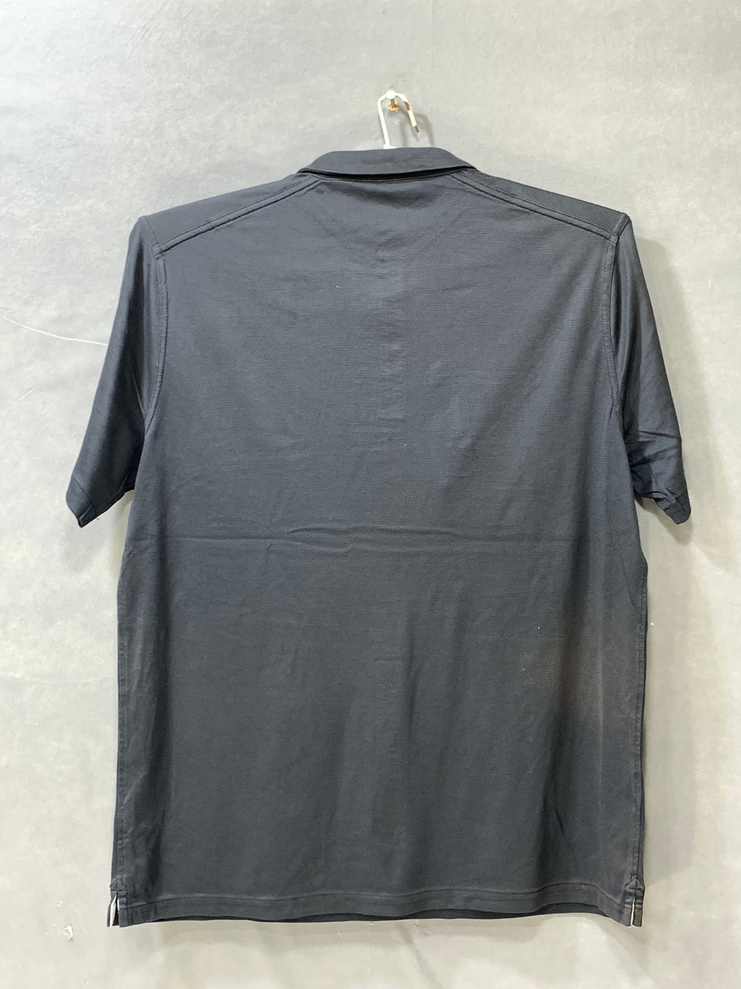 Nike Dri Fit Sports Black Polo Men T Shirt