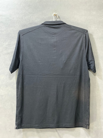 Nike Dri Fit Sports Black Polo Men T Shirt