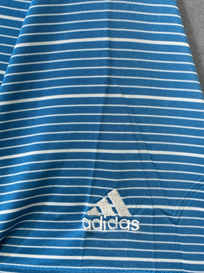 Adidas Sports Blue Polo Men T Shirt