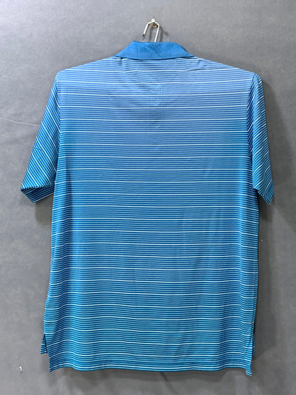 Adidas Sports Blue Polo Men T Shirt