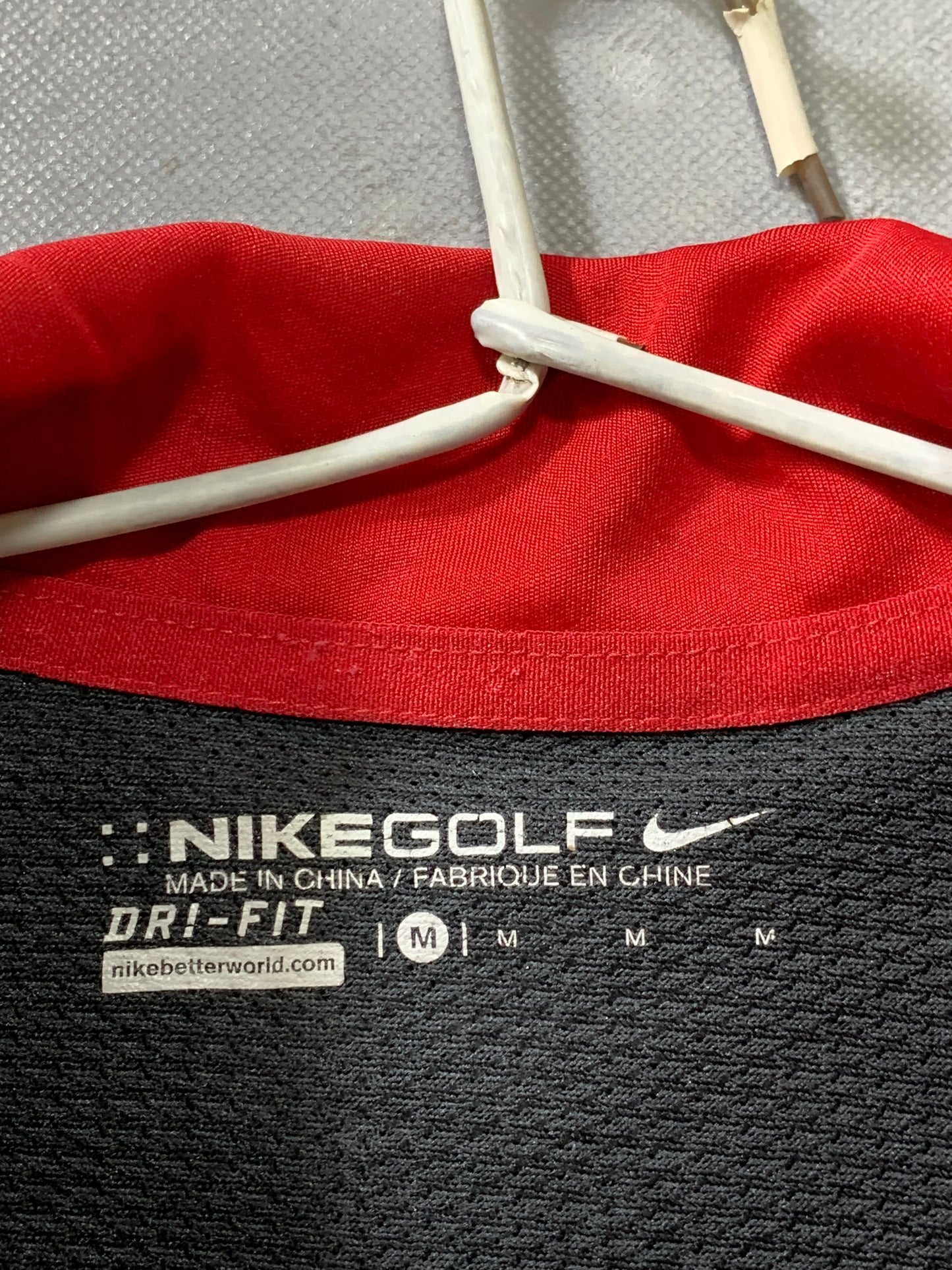 Nike Golf Sports Red Polo Men T Shirt