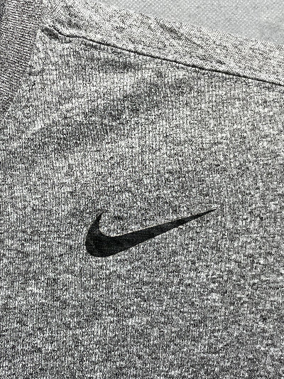 Nike The Tee Gray Sports For Men T Shirt Large