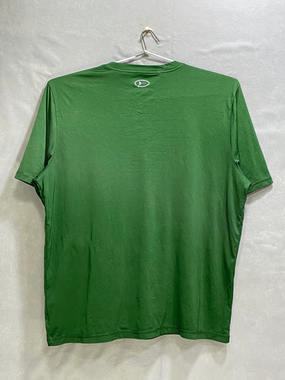 Under Armour Green Sports For Men T Shirt Large