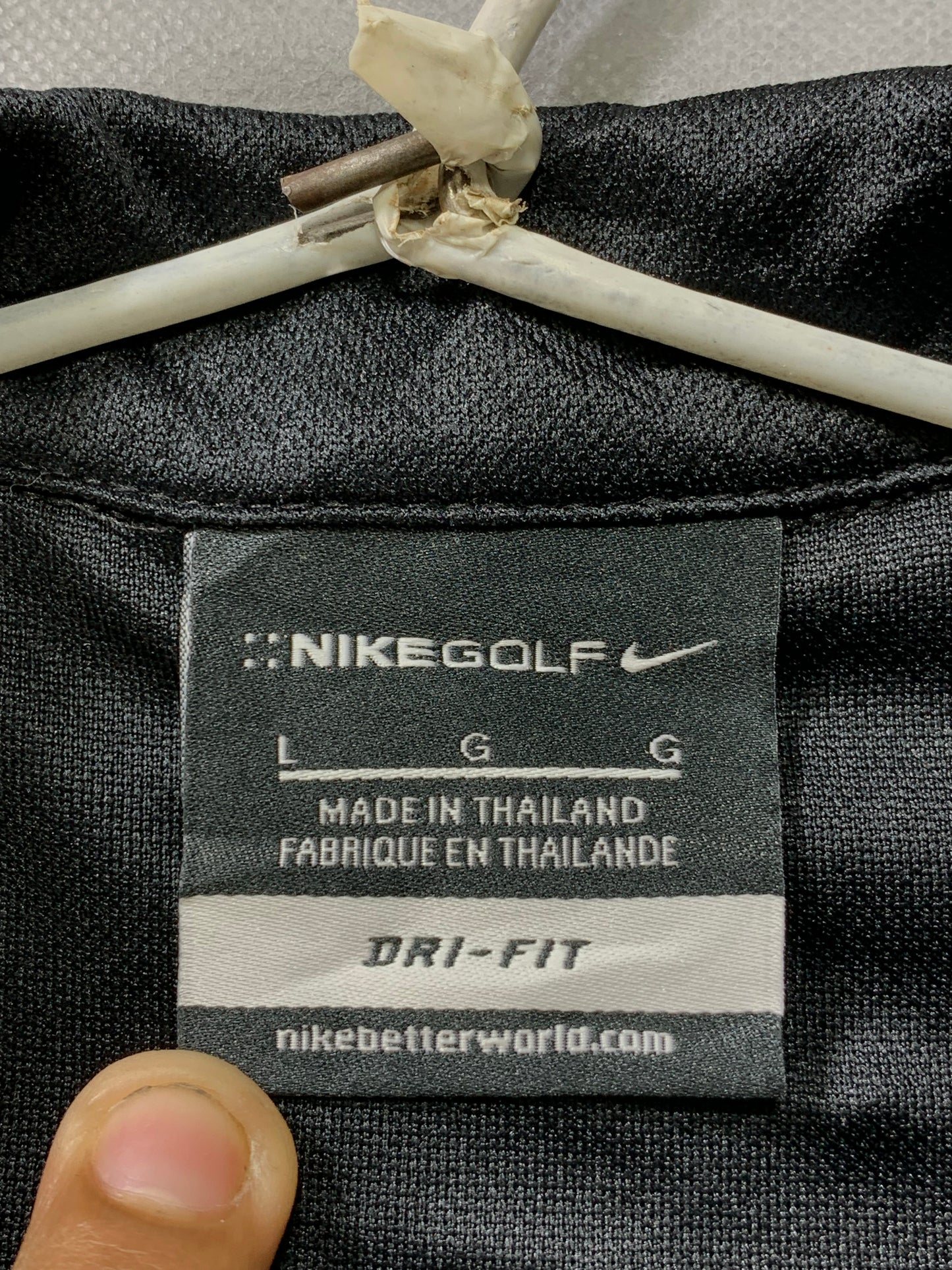 Nike Golf Sports Black Polo Men T Shirt