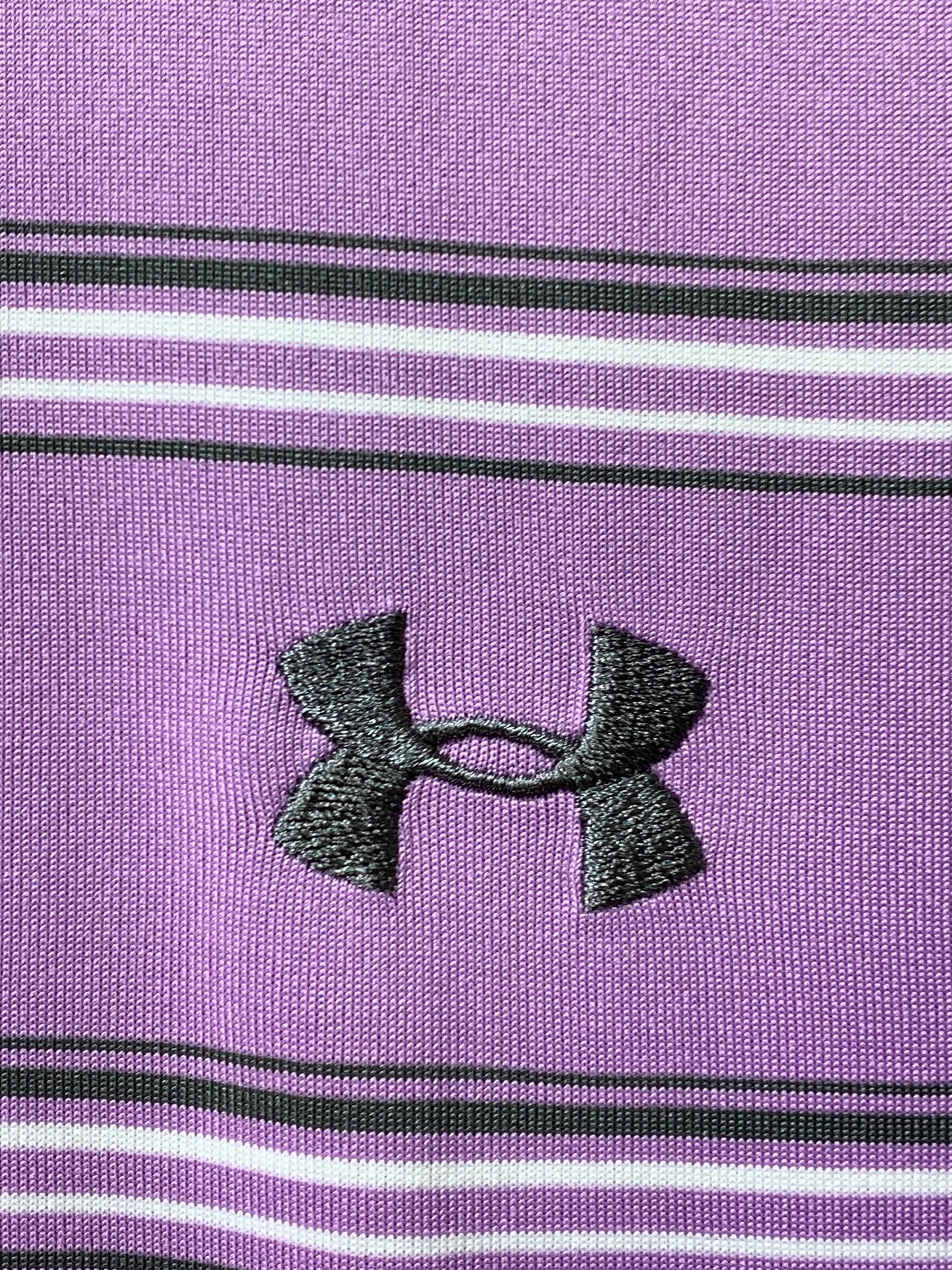 Under Armour Sports Purple Polo Men T Shirt