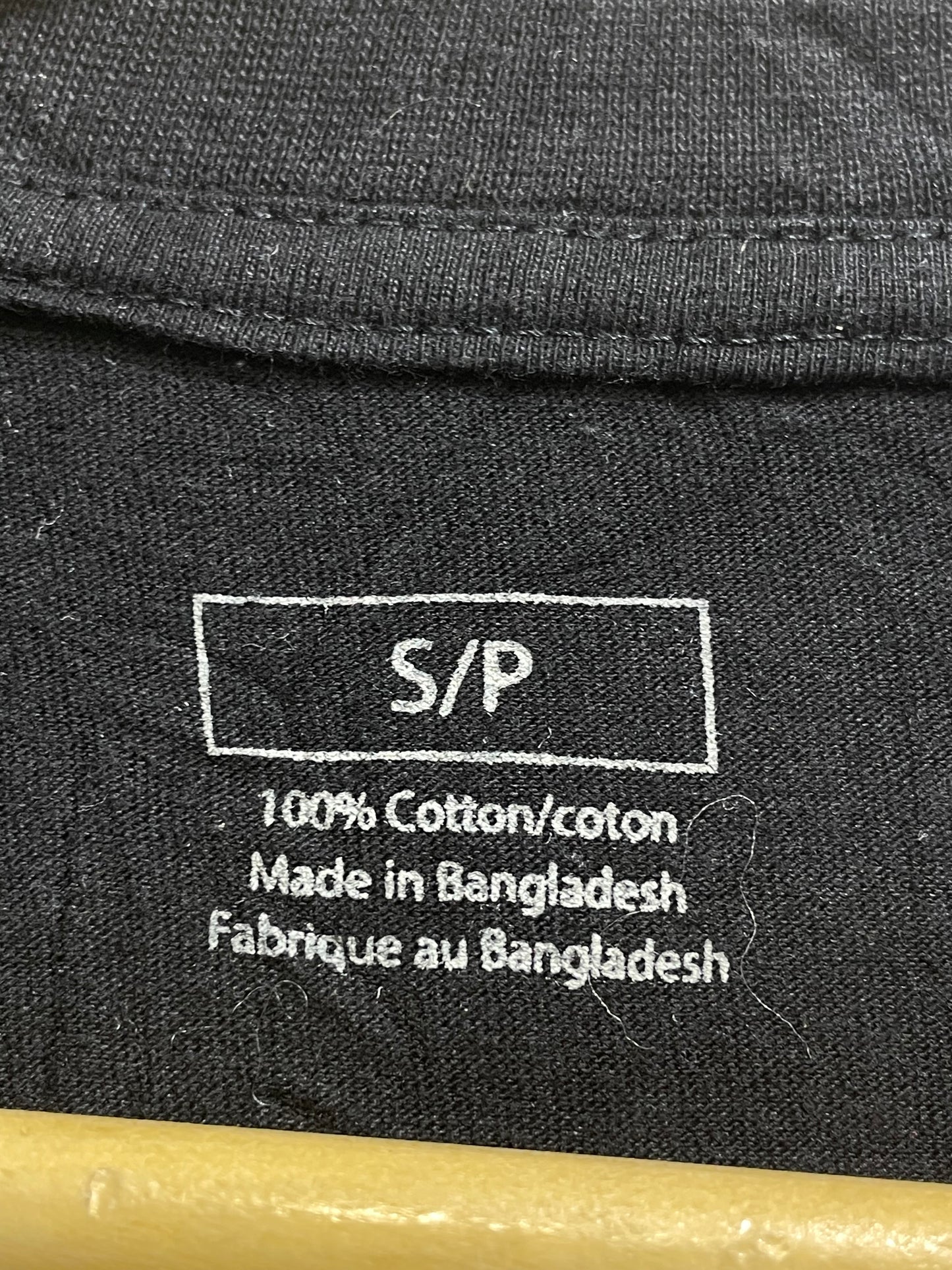 Preloved Labels King Black Cotton T Shirt For Men Small