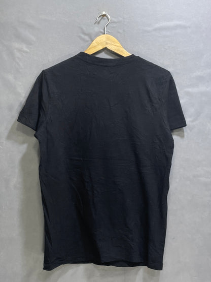 Preloved Labels King Black Cotton T Shirt For Men Small
