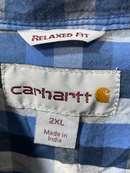 Carhartt Blue Cotton Shirt For Men XL