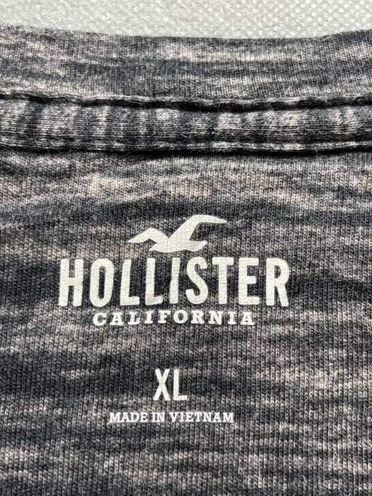 Hollister Black Cotton T Shirt For Men XX Large
