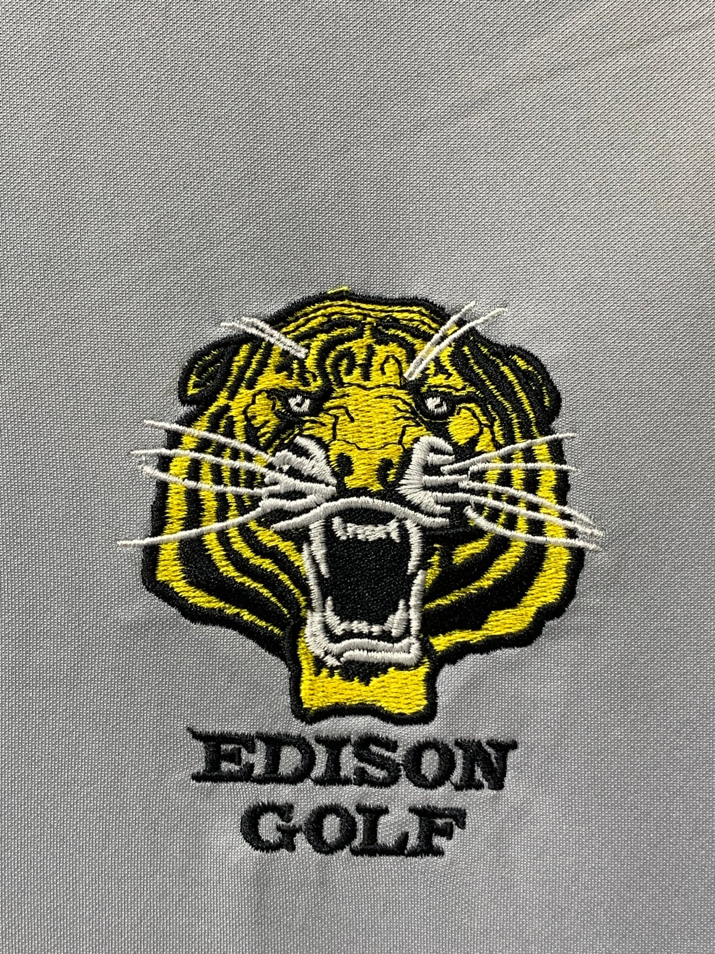 Nike Dri Fit Sports Gray Polo Men T Shirt