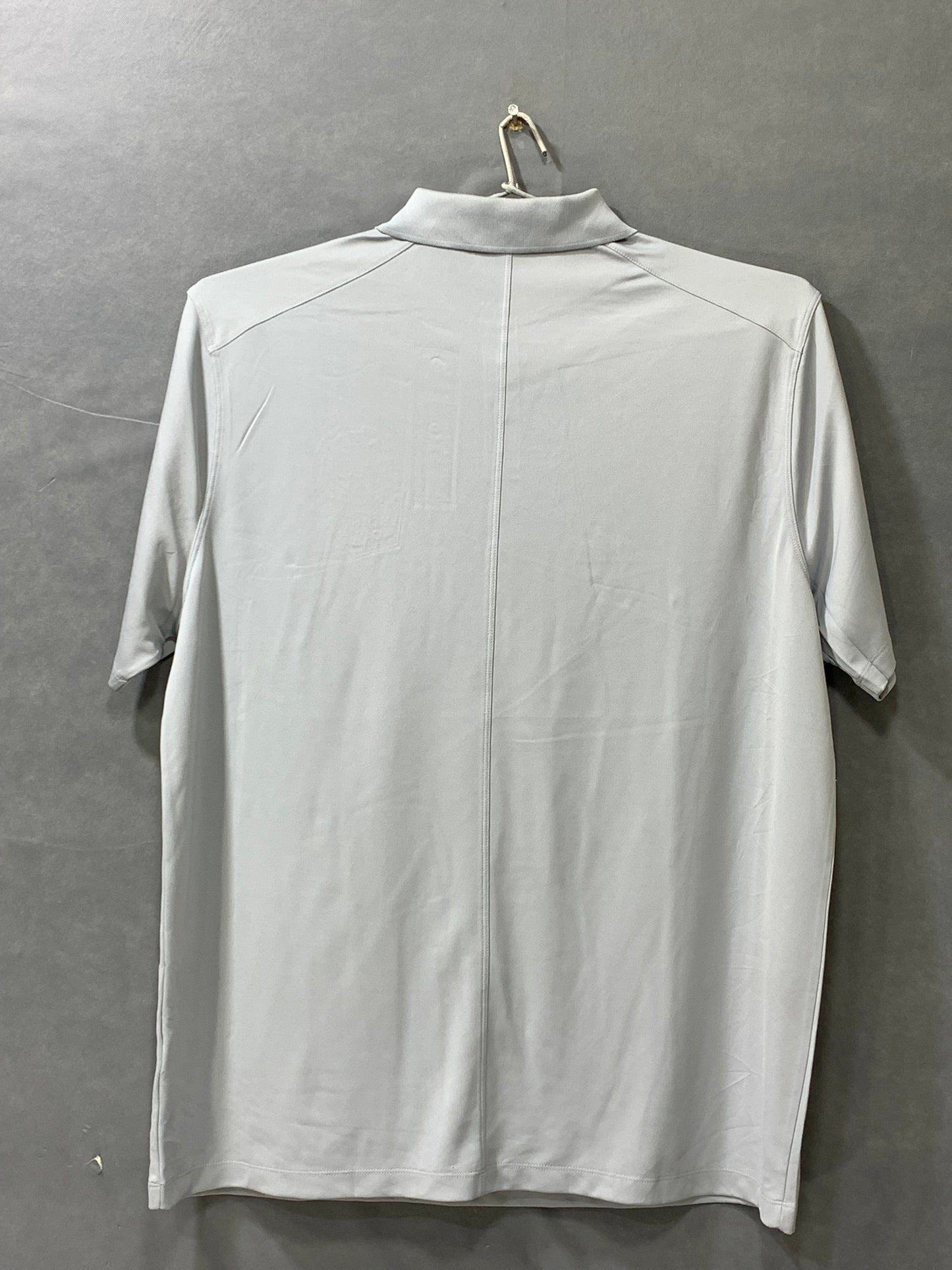 Nike Dri Fit Sports Gray Polo Men T Shirt