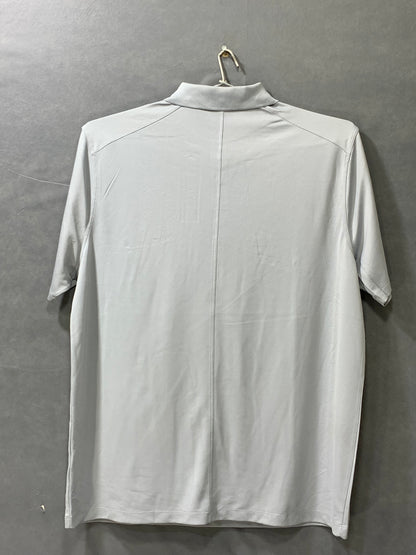Nike Dri Fit Sports Gray Polo Men T Shirt