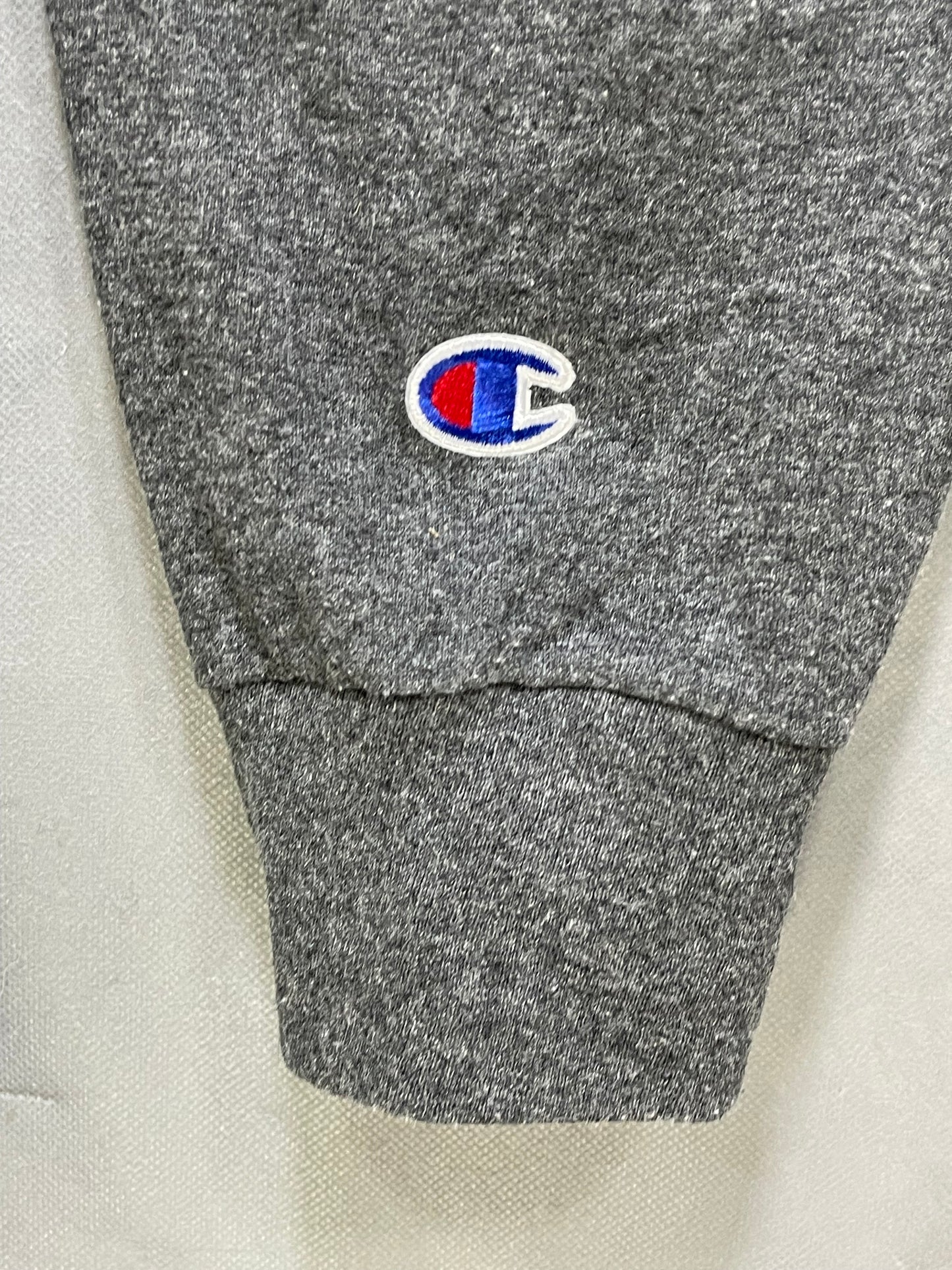 Champion Gray Cotton T Shirt For Men X Large