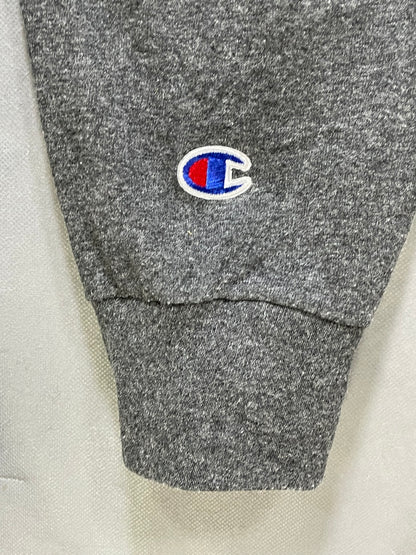 Champion Gray Cotton T Shirt For Men X Large