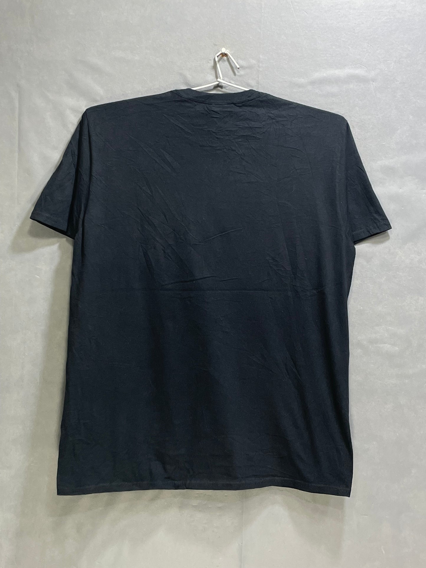 Port & Company Black Cotton T Shirt For Men Large