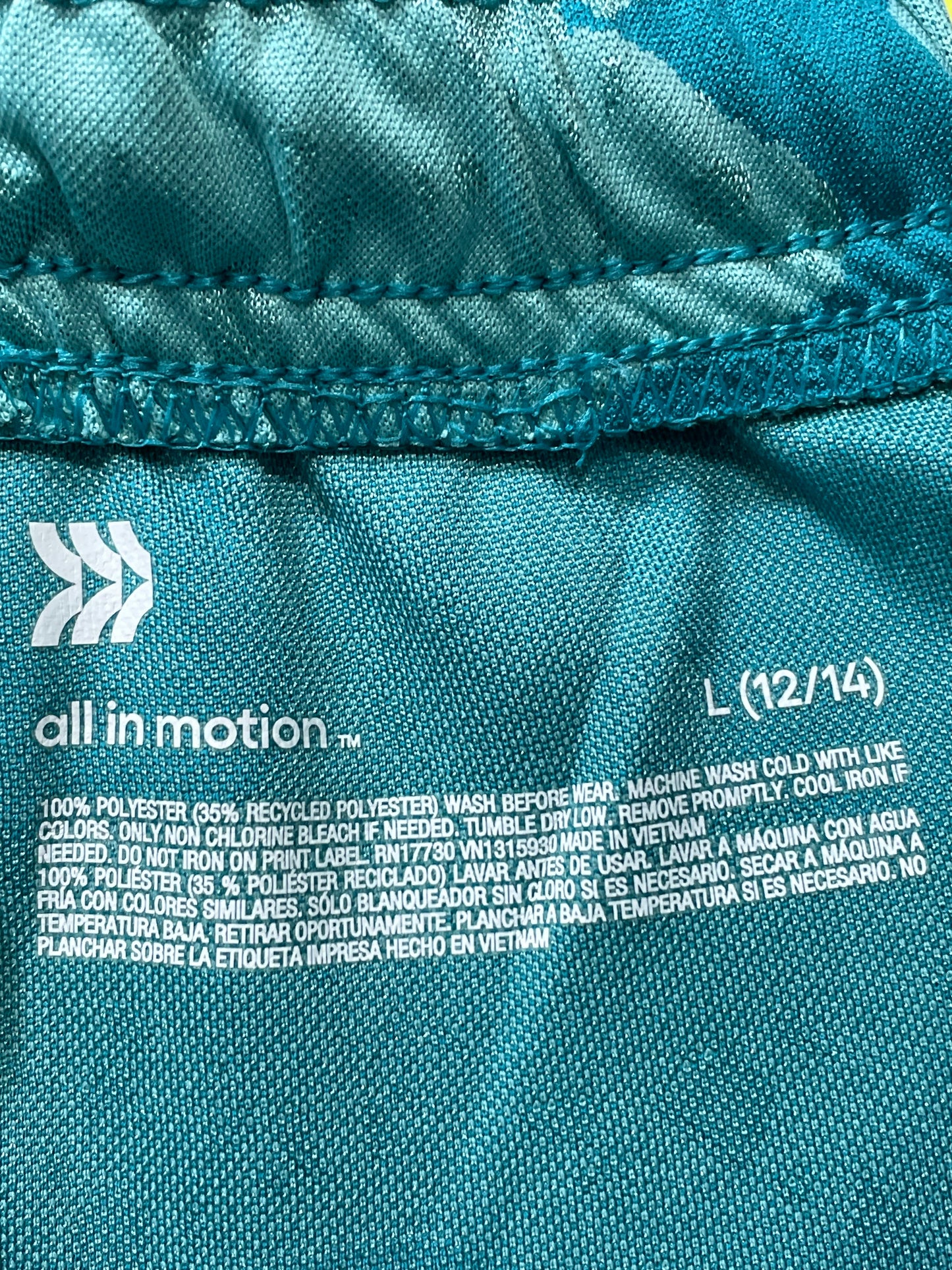 All In Motion Blue Sports Short For Kids 16 Years
