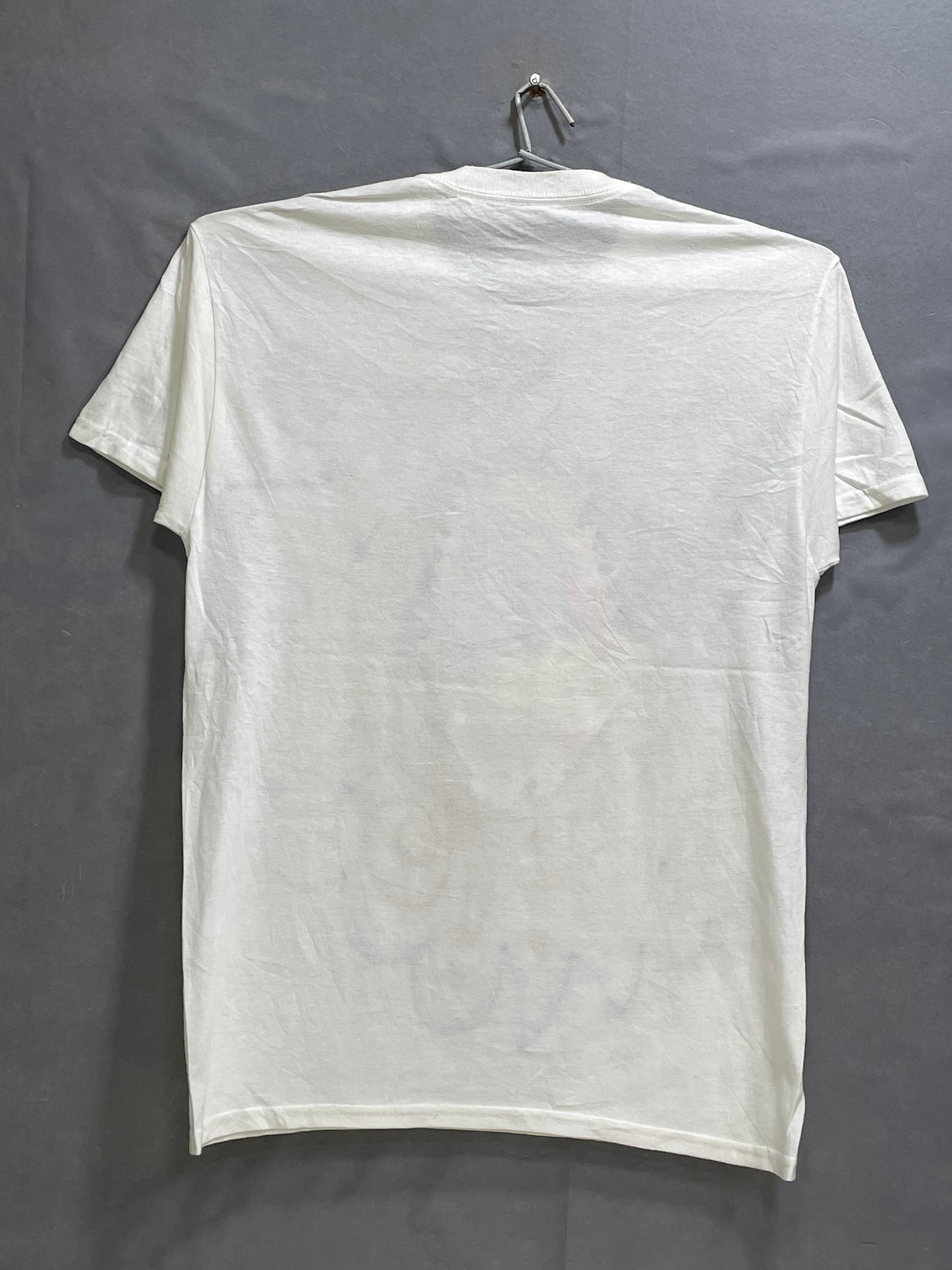 Preloved Labels Vintage White Cotton T Shirt For Men Medium