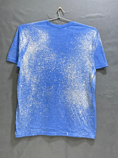 Gildan Blue Cotton T Shirt For Men Large