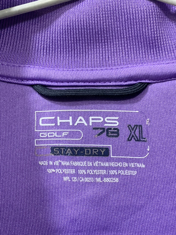 Chaps 78 Sports Purple Polo Men T Shirt