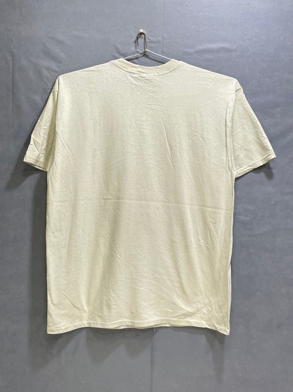Gildan Ultra Cotton Cream Cotton T Shirt For Men X Large