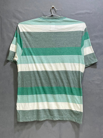 Point Zero Green Cotton T Shirt For Men Medium
