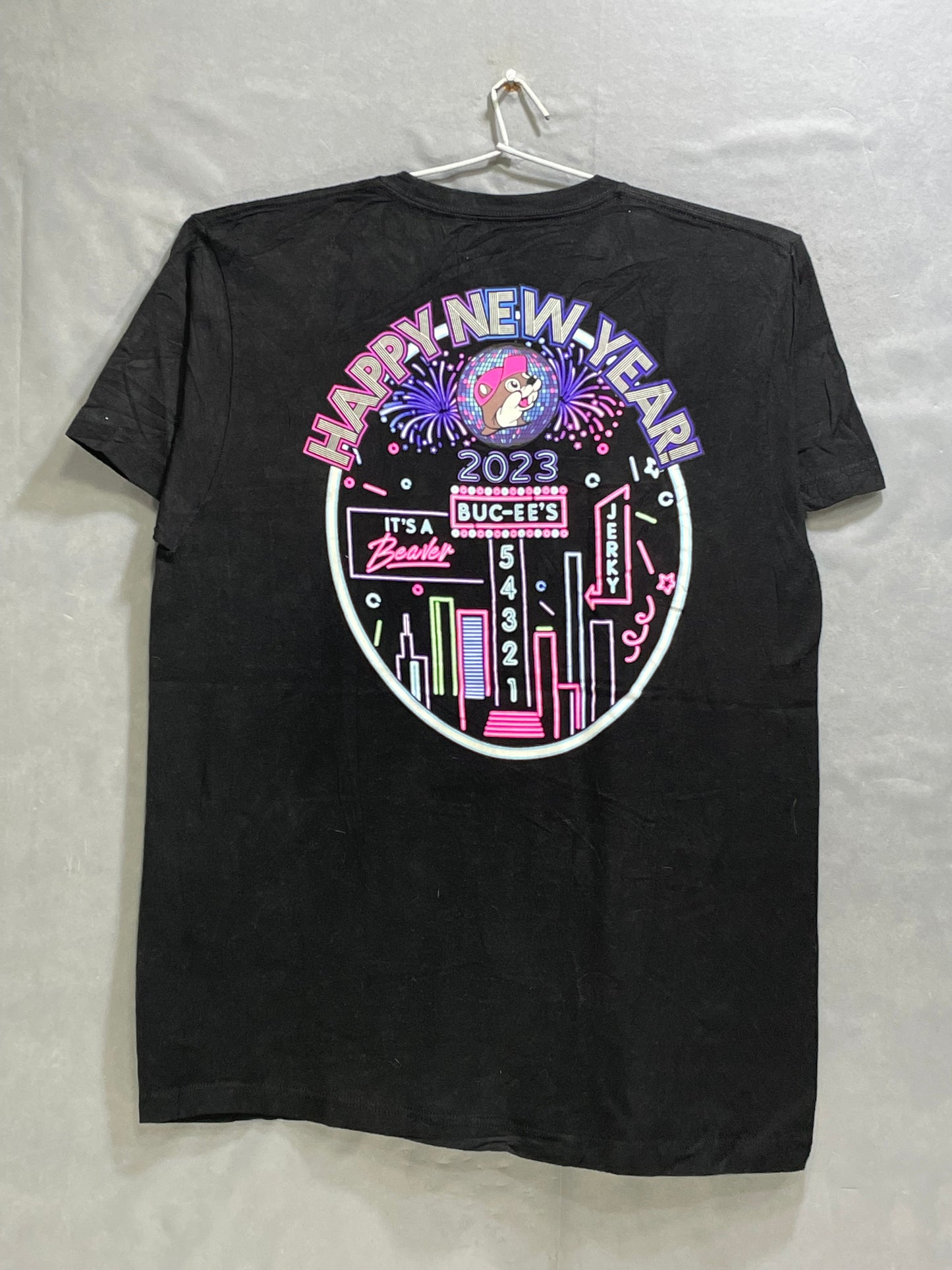 Buc-Ee's Mexico Black Cotton T Shirt For Men Large
