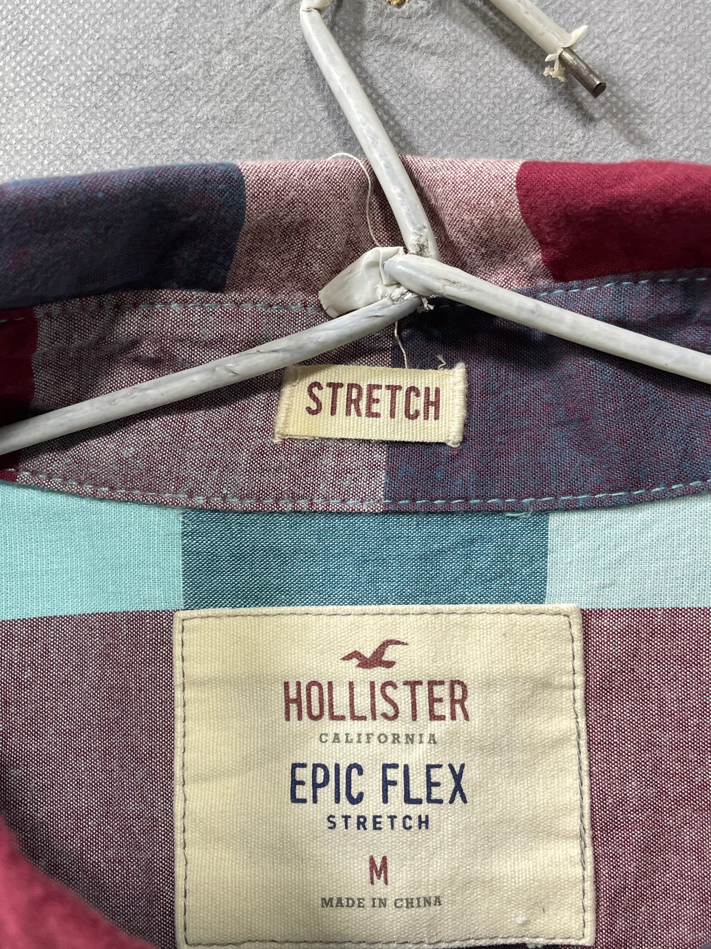 Hollister Multi Cotton Shirt For Men M