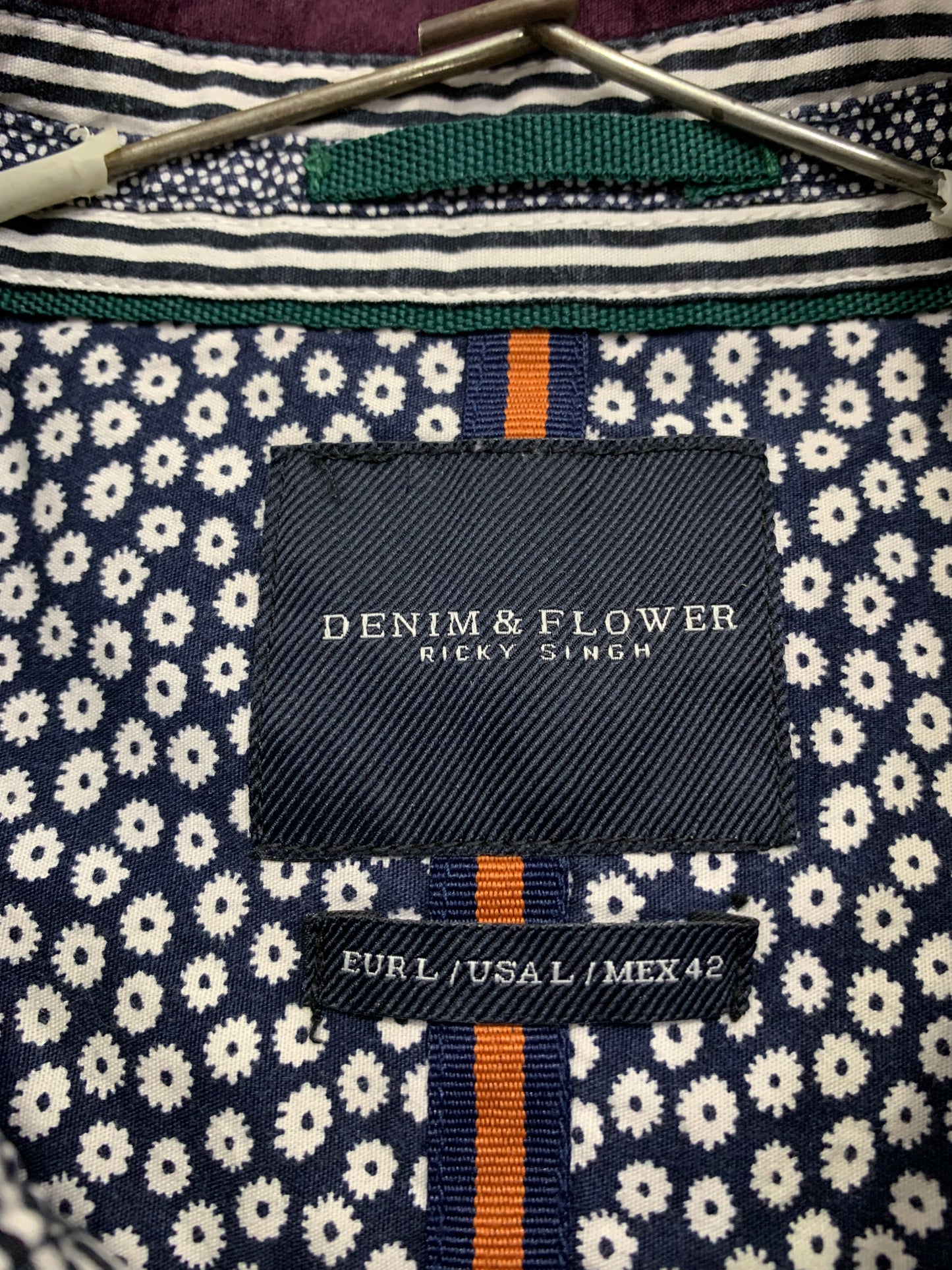 Denim & Flower Branded Original Cotton Shirt For Men
