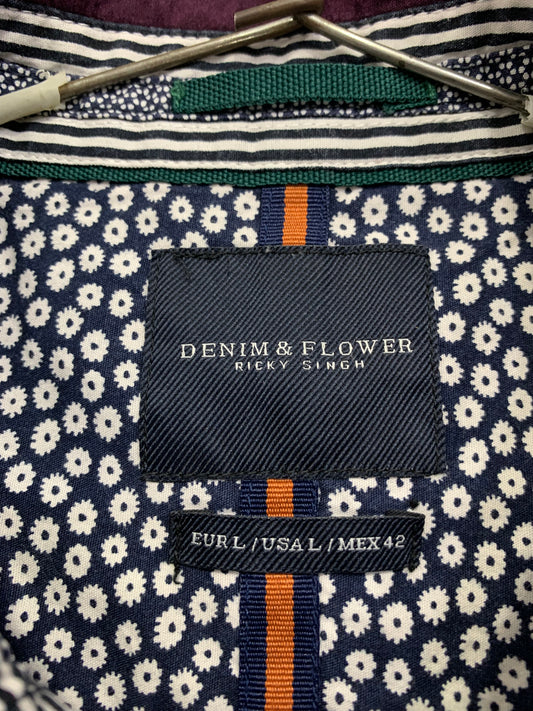 Denim & Flower Branded Original Cotton Shirt For Men
