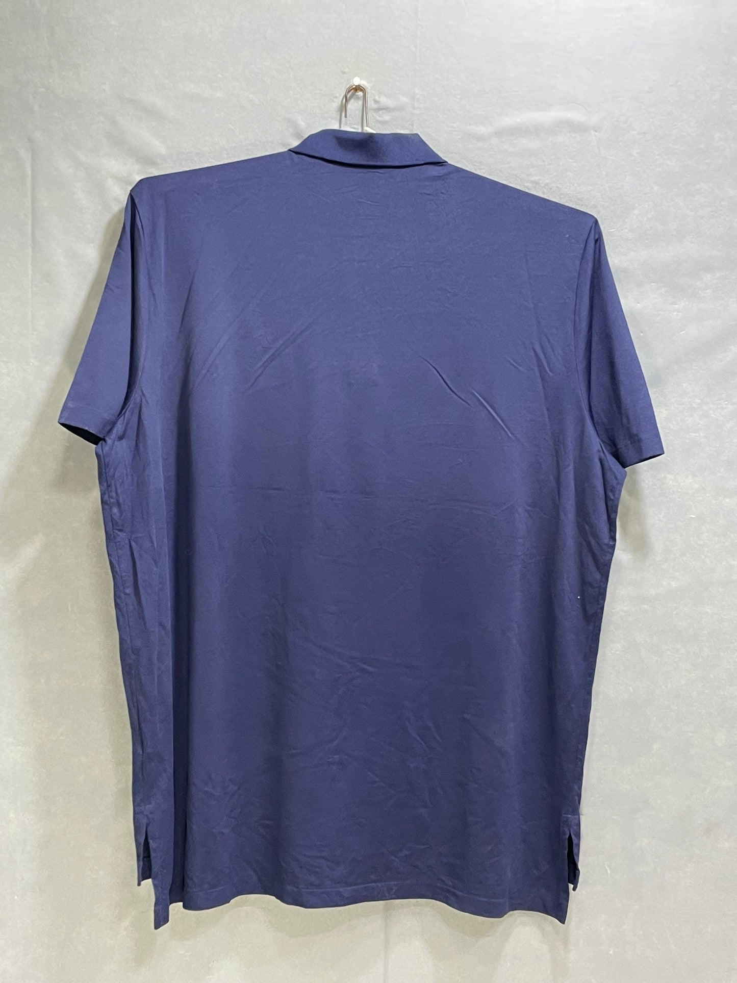 Polo Blue Polyester Sport Polo T Shirt For Men XX Large