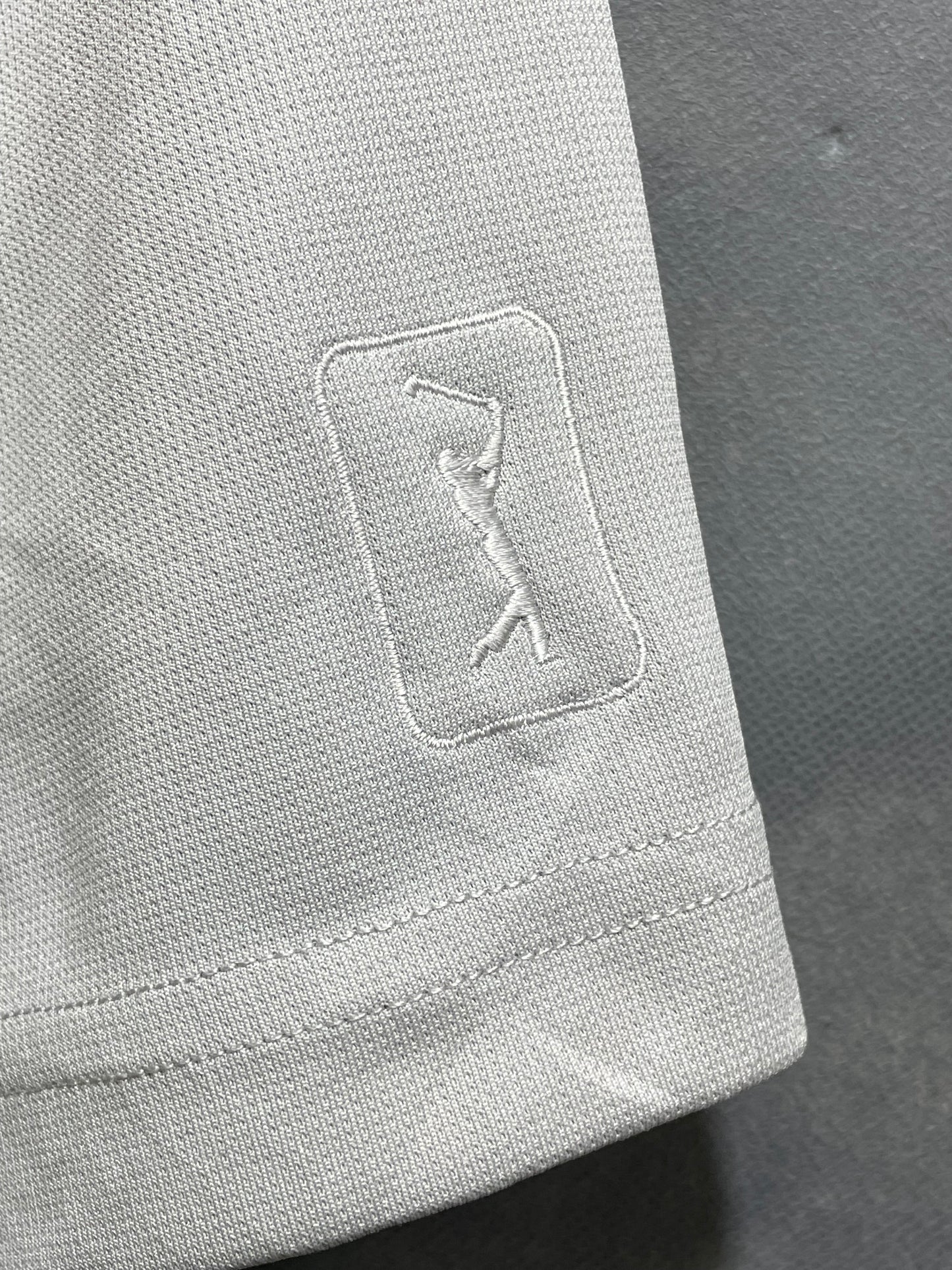 Pro Series Gray Polyester Sport Polo T Shirt For Men X Large