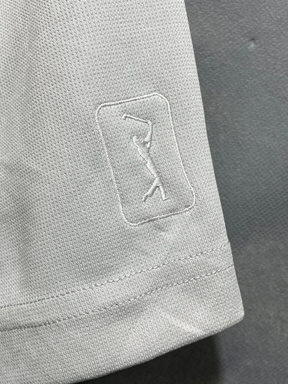 Pro Series Gray Polyester Sport Polo T Shirt For Men X Large