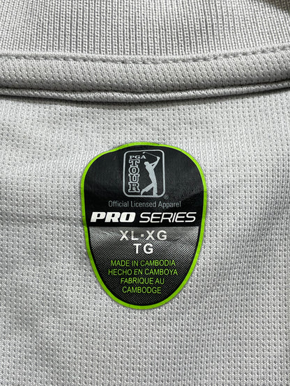 Pro Series Gray Polyester Sport Polo T Shirt For Men X Large