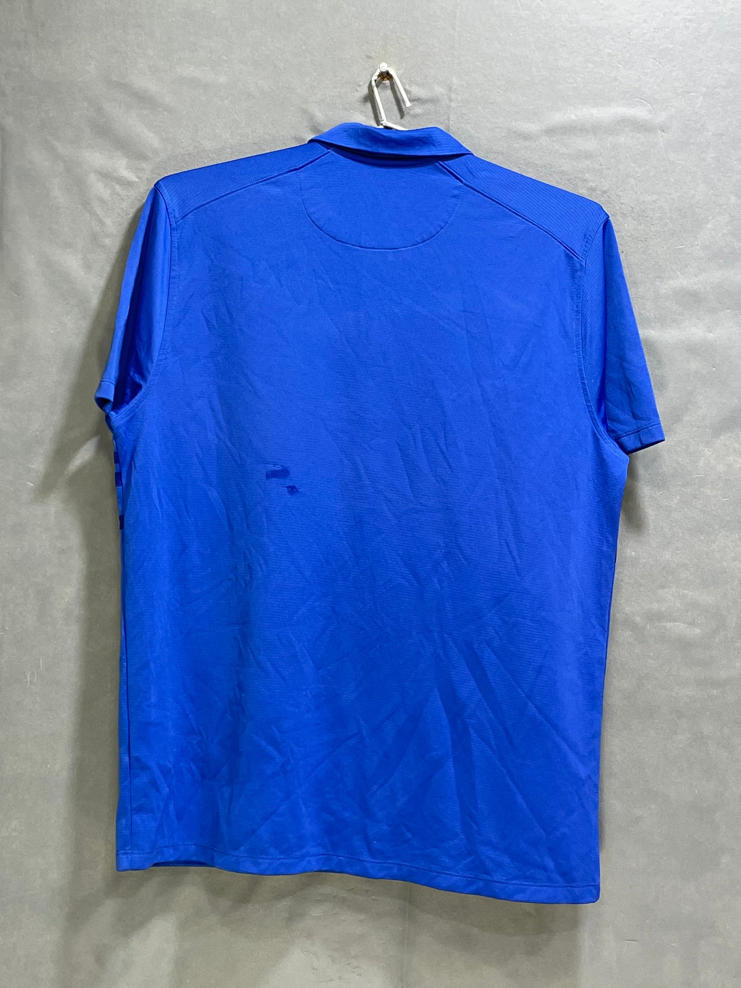 Nike Blue Polyester Sport Polo T Shirt For Men M