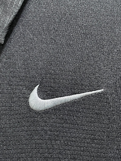 Nike Black Polyester Sport Polo T Shirt For Men L