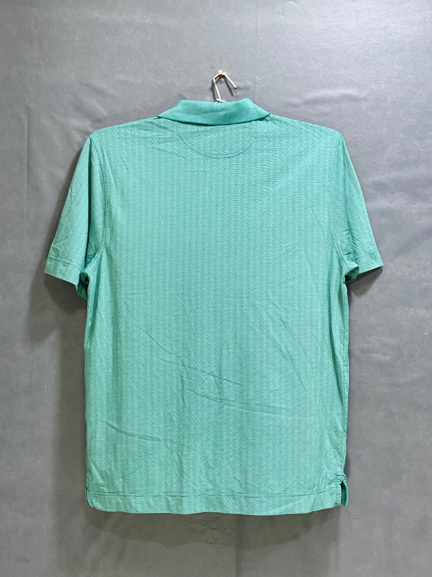 Cutter & Buck Green Polyester Sport Polo T Shirt For Men L