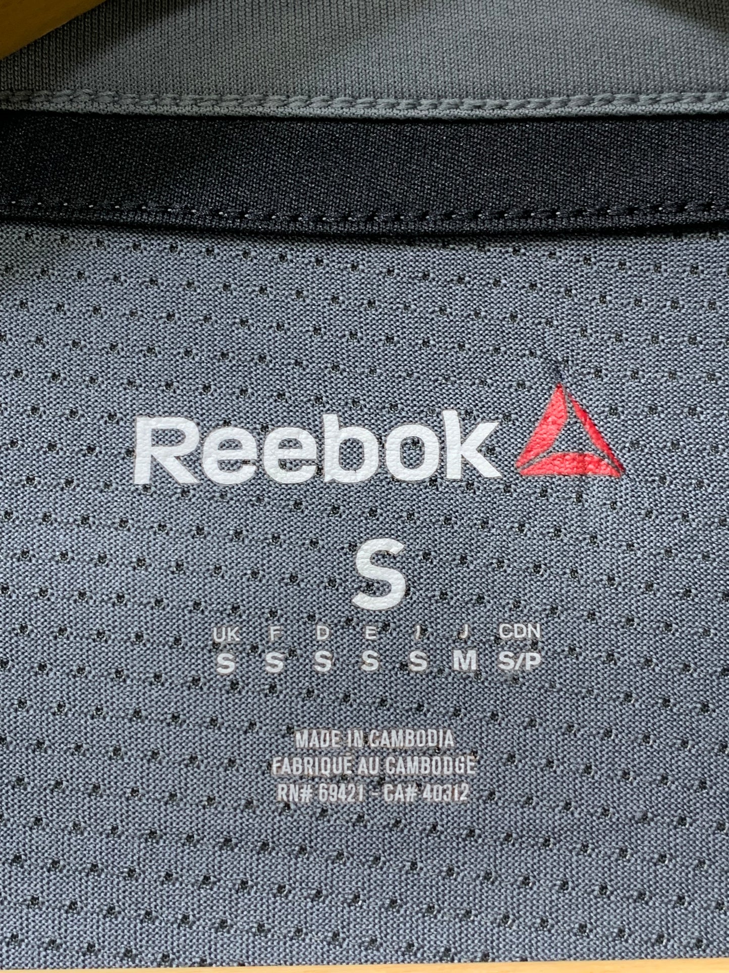 Reebok For Sports Gray Men T Shirt