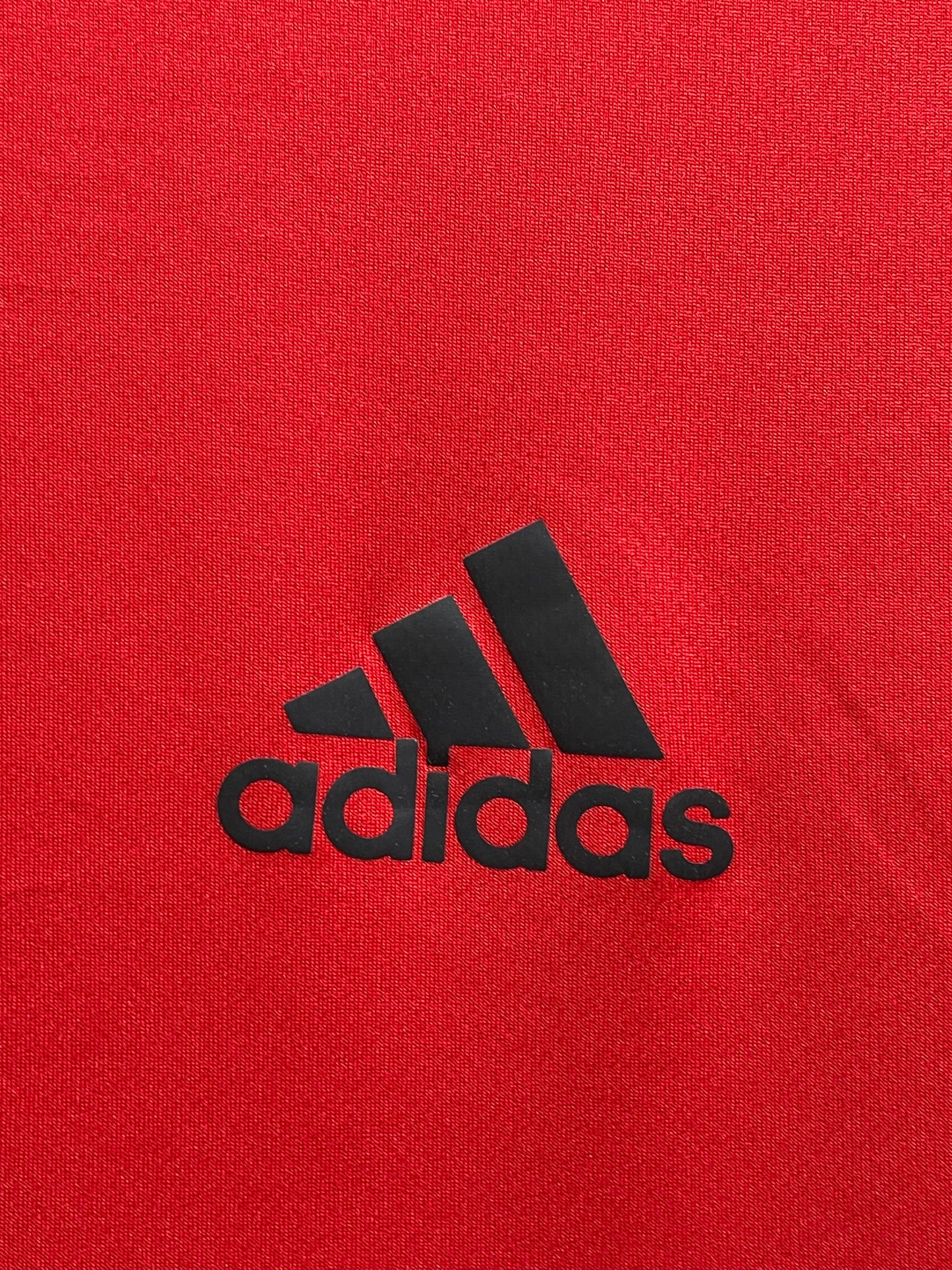 Adidas Red Polyester Sport Polo T Shirt For Men X Large